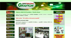 Desktop Screenshot of grafion.cz